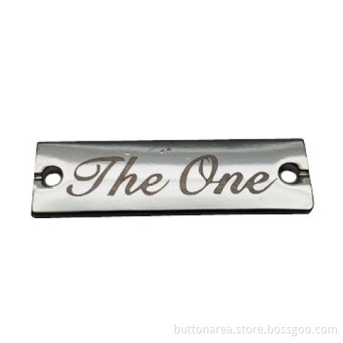 Alloy Metal Plate with Laser Logo, Small Orders are Welcome